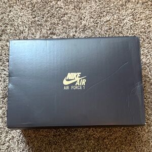 Nike Air Force 1 Box in Black with Gold Logo